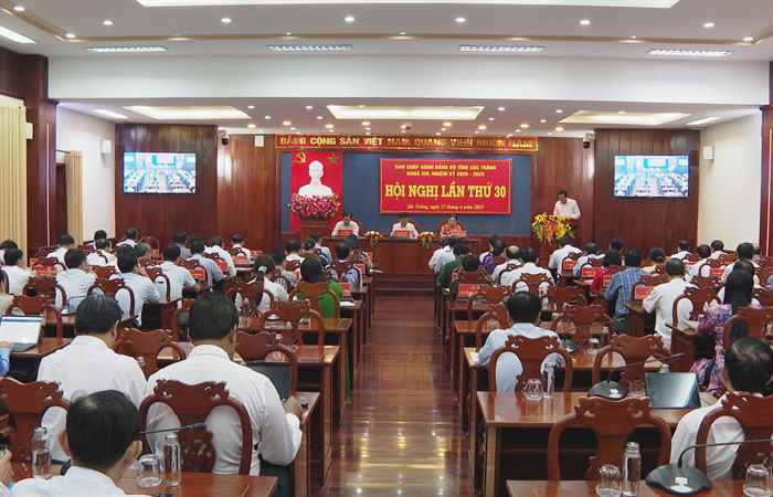 Hội nghị Ban Chấp hành Đảng bộ tỉnh Sóc Trăng lần thứ 30 (03-07-2024)
